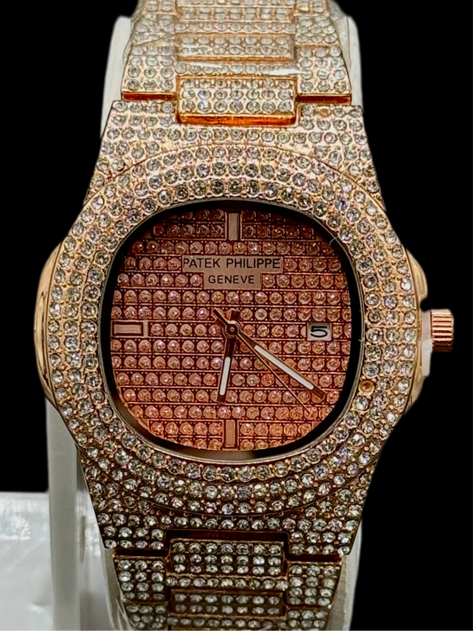 Patek Philippe Iced Rose Gold 11099